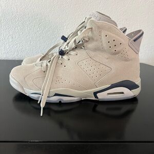 Mens air Jordan 6 retro Georgetown shoes